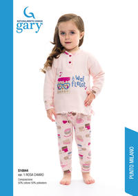 BABY GIRL'S S/L PAJAMAS S10044 Tellini S.r.l. Wholesale Clothing